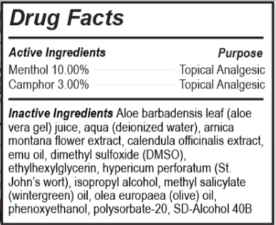 Arctic Blast Supplement Facts