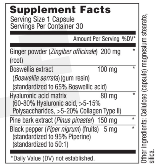 Joint Genesis Supplement Facts