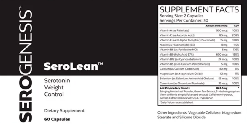 Serolean-supplement facts