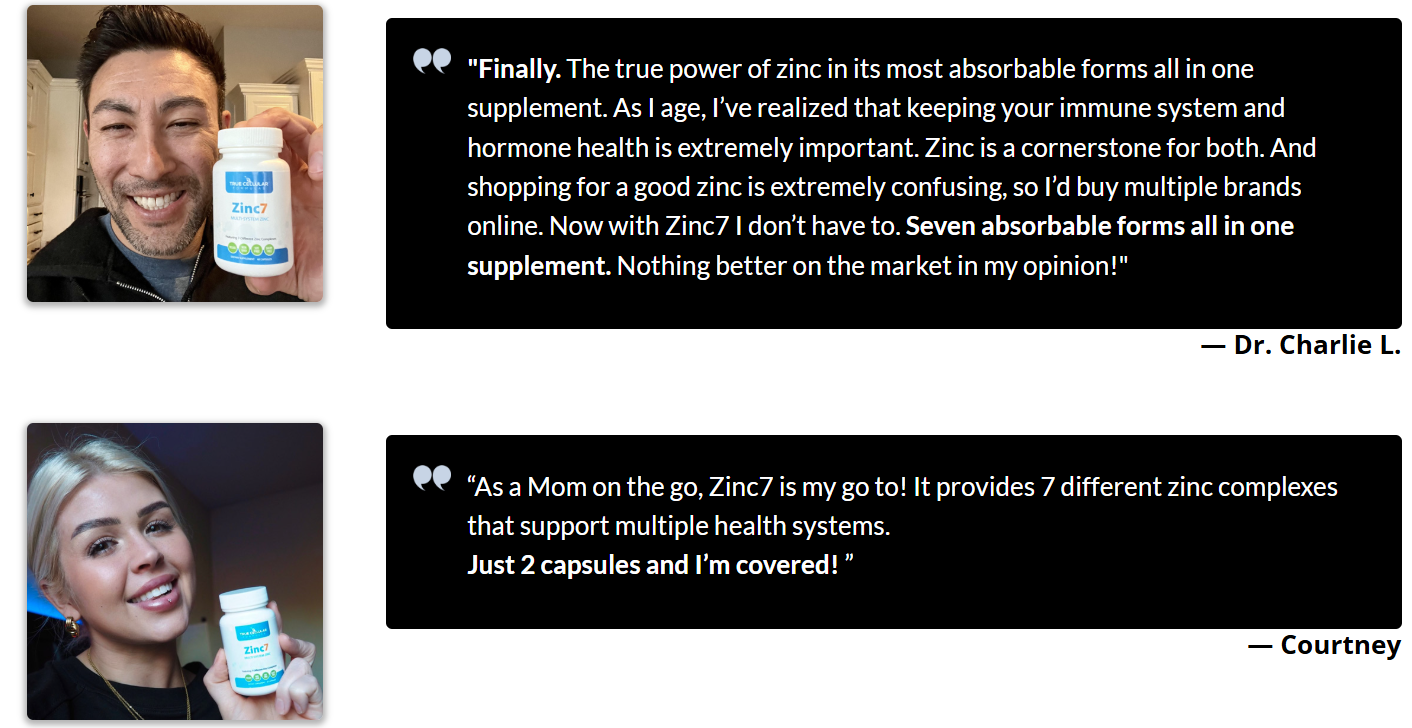 Zinc7 customer reviews