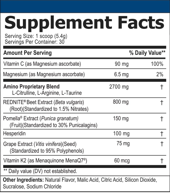 venoplus Supplement facts